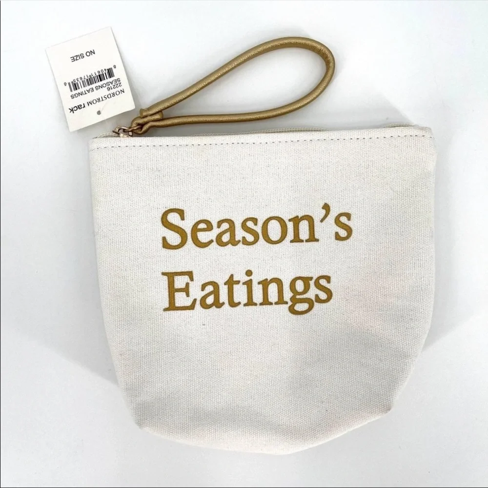 Certified Vegan Seasons Eatings Canvas Clutch Bag